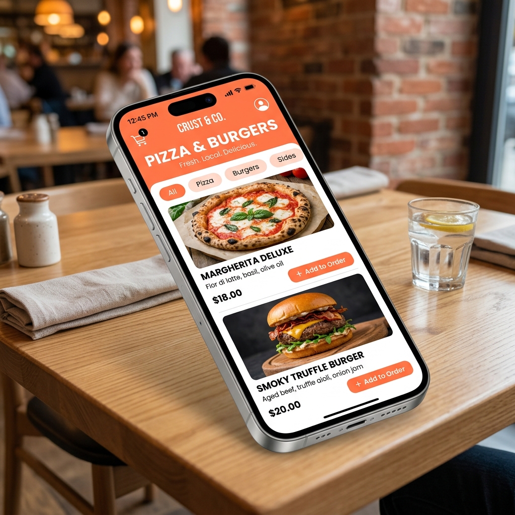 Menú digital QR y pedidos móviles - Sabor Local